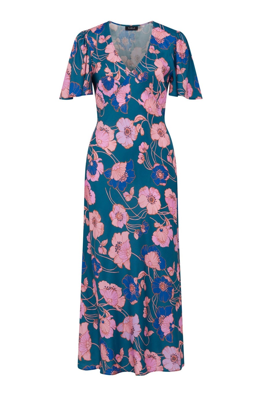 Cable Melbourne Dresses | Poppy Midi Dress - Pink Floral