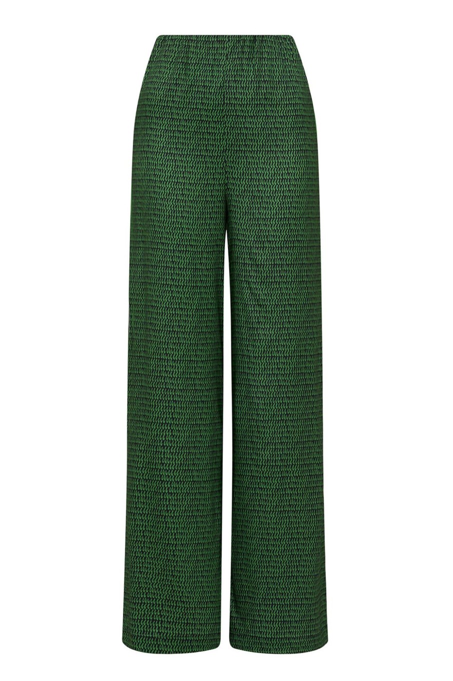 Cable Melbourne Matching Sets | Vienna Wide Leg Pant - Green Print