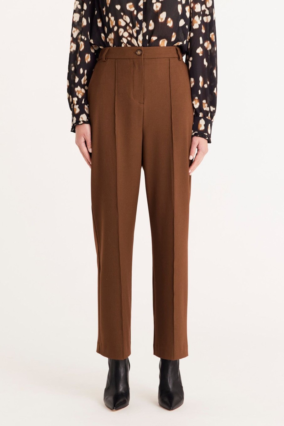 Cable Melbourne Pants & Shorts | Tate Wide Leg Pant - Rust