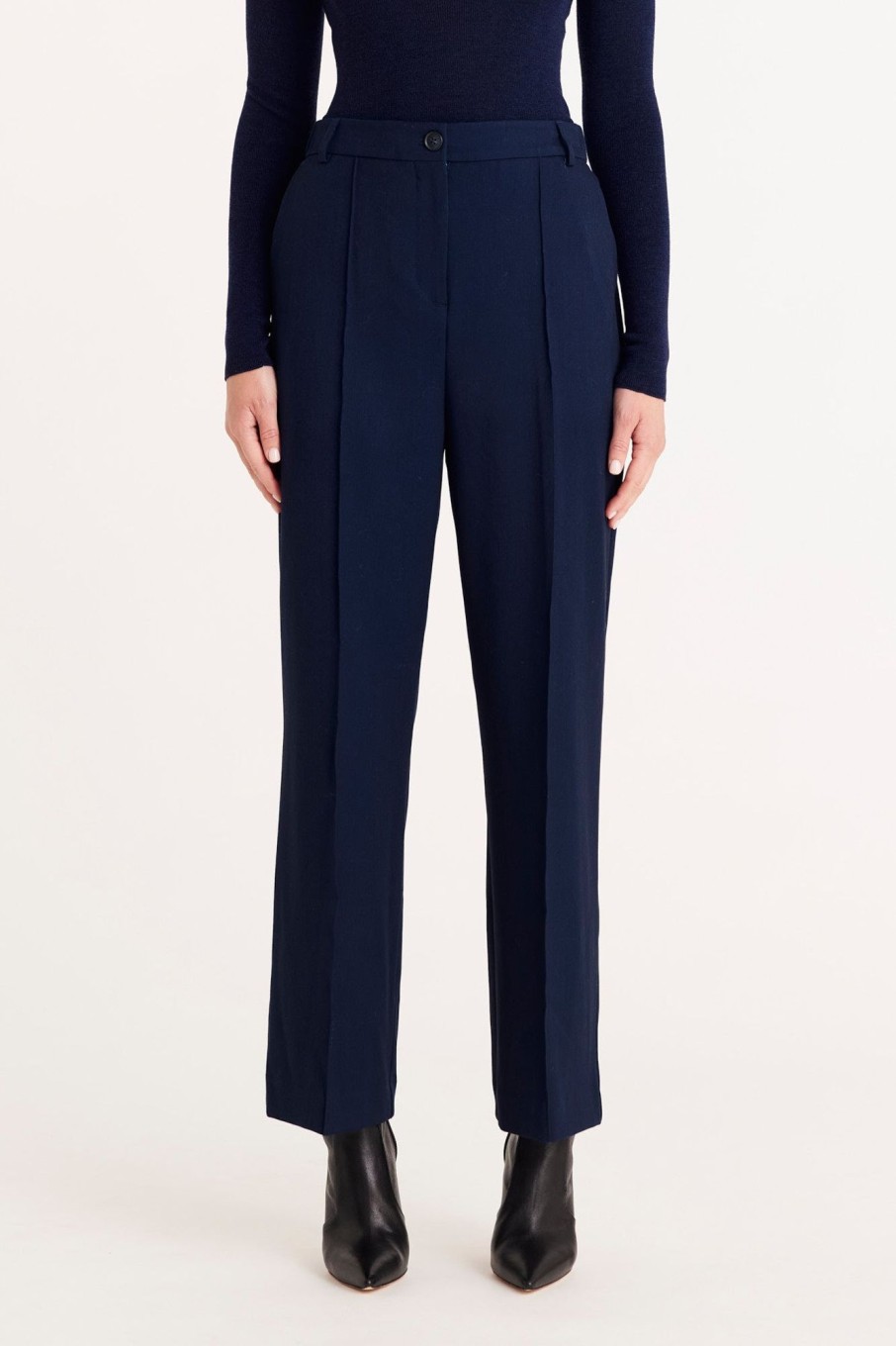 Cable Melbourne Pants & Shorts | Tate Wide Leg Pant - Navy