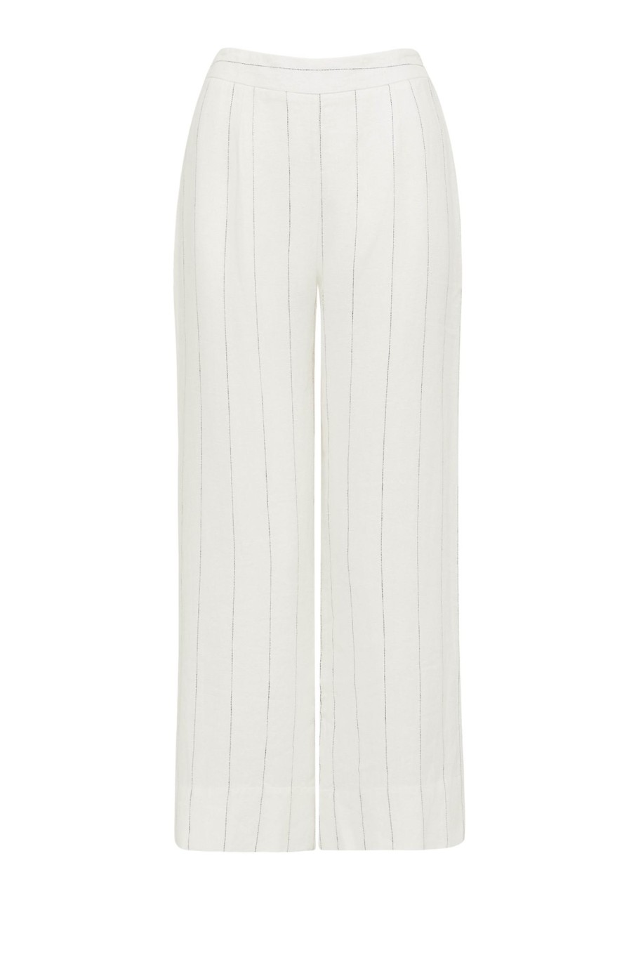 Cable Melbourne Pants & Shorts | Stripe Wide Leg Pant - Ivory/Black