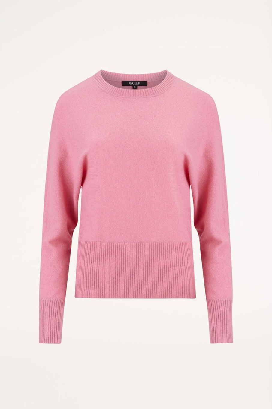 Cable Melbourne Jumpers | Cashmere Batwing Jumper - Rose