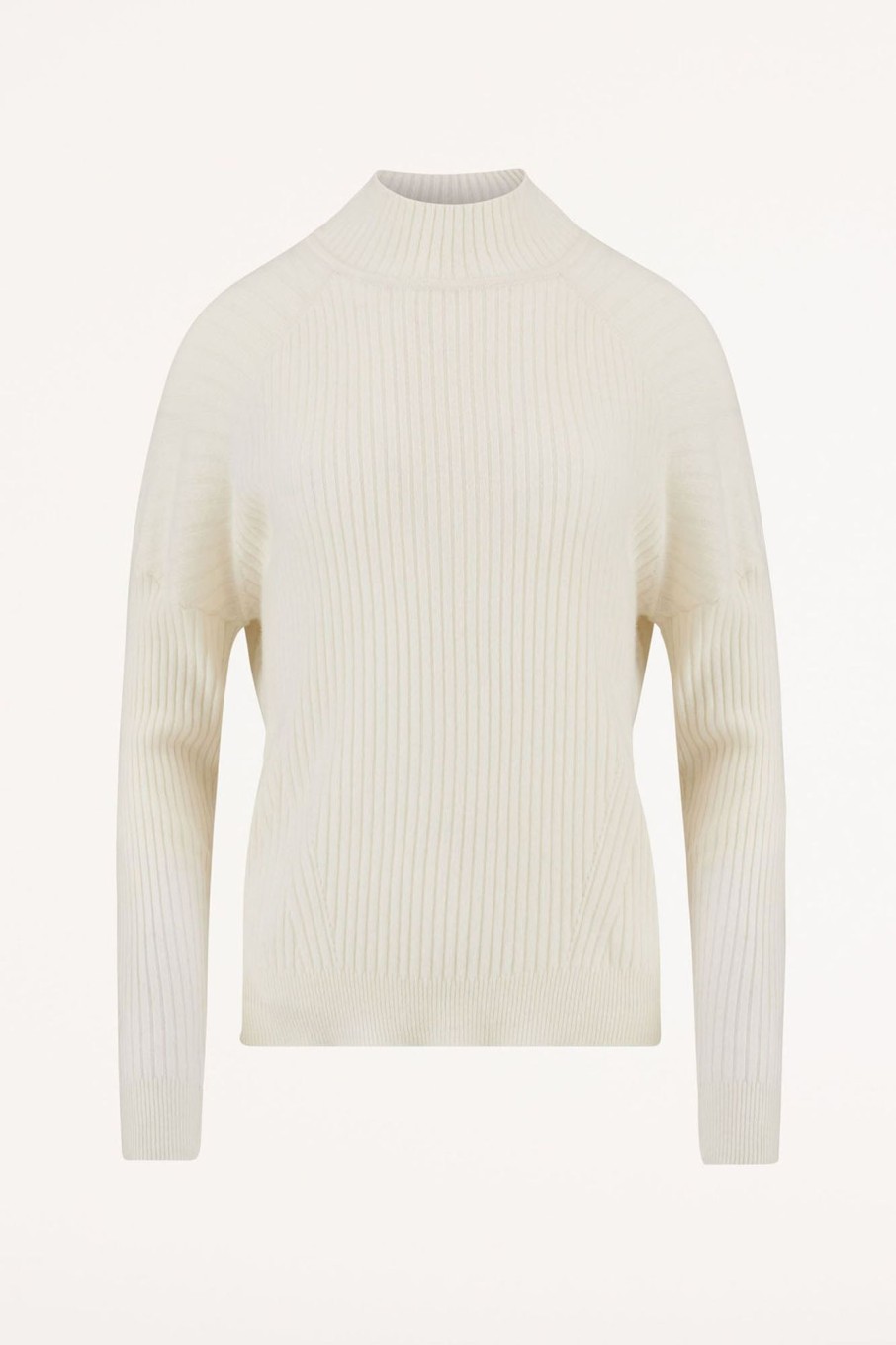 Cable Melbourne Jumpers | Cashmere Rib Jumper - Milk