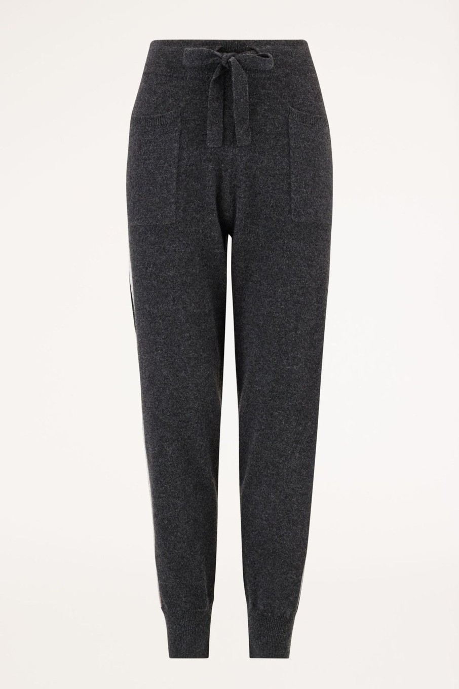 Cable Melbourne Knitwear | Cashmere Track Pant - Charcoal