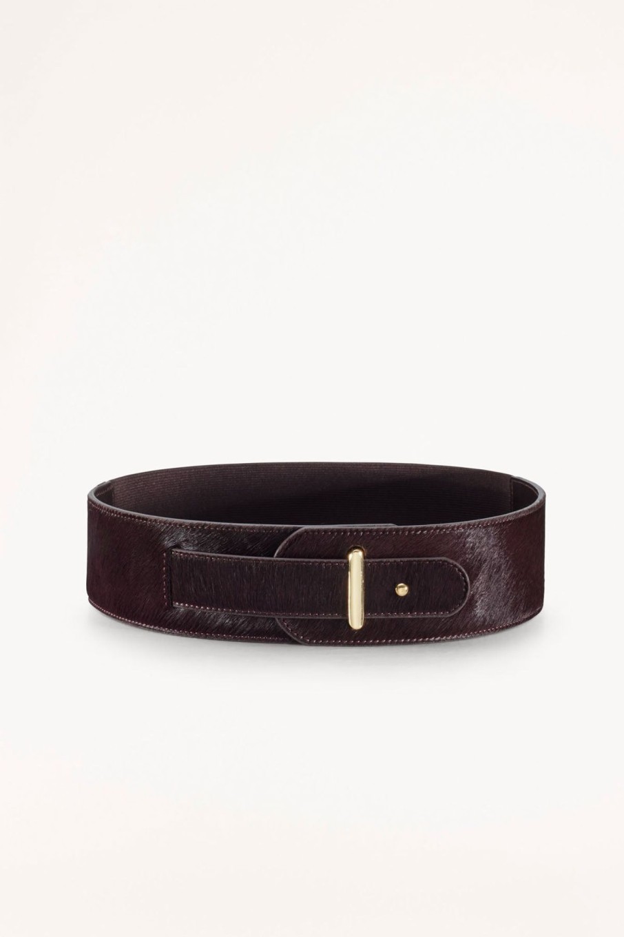 Cable Melbourne Belts | Wide Pony Belt - Plum