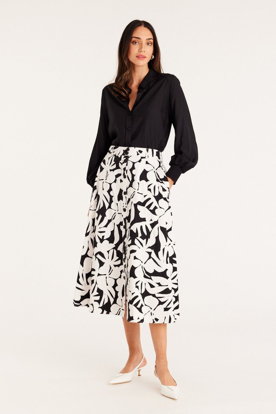 Cable Melbourne Skirts | Coco Skirt - Mono Palm