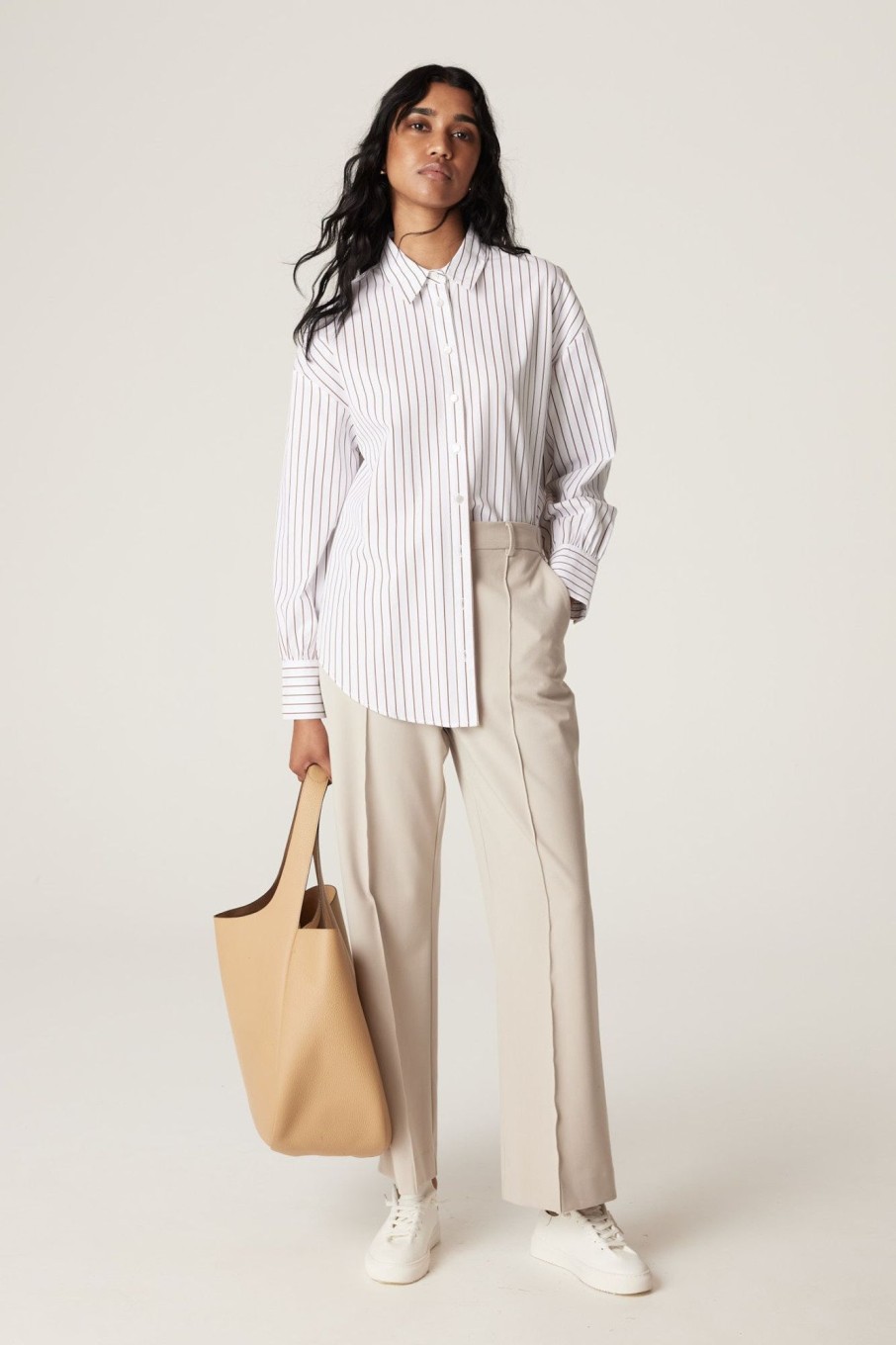 Cable Melbourne Pants & Shorts | Tate Wide Leg Pant - Stone