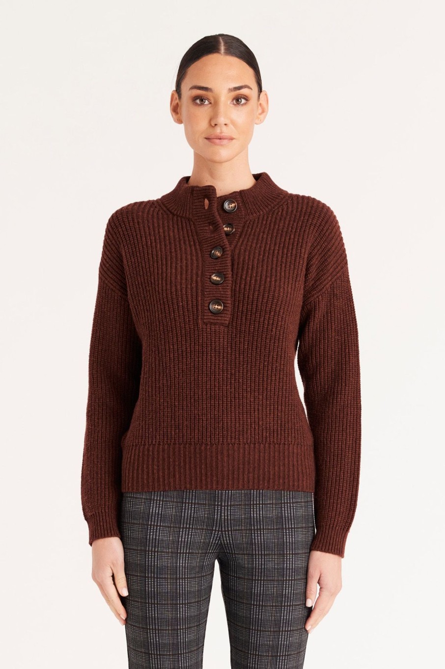 Cable Melbourne Jumpers | Ingrid Jumper - Clay