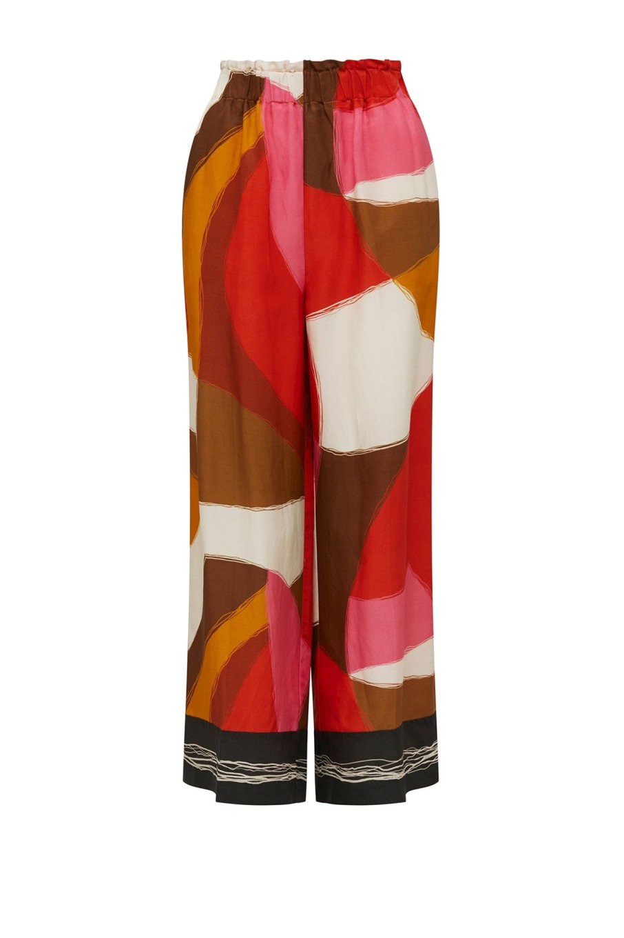 Cable Melbourne Matching Sets | Seville Wide Leg Pant - Bloch Print