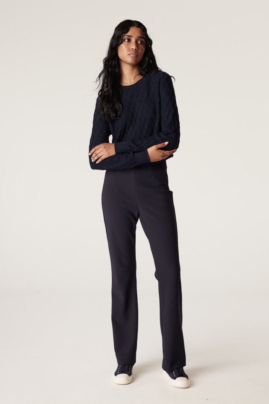 Cable Melbourne Pants & Shorts | Dana Crepe Pant - Navy