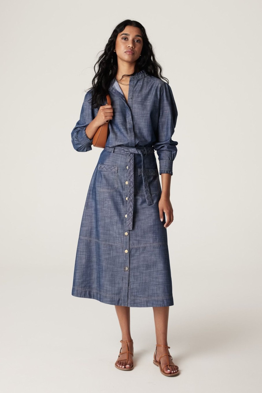 Cable Melbourne Matching Sets | Chambray Skirt - Blue