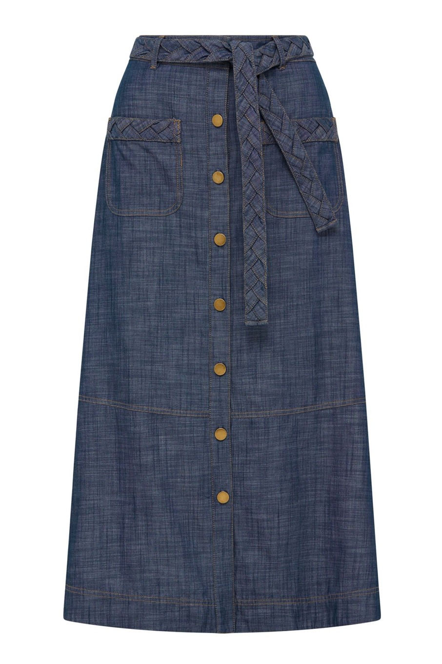 Cable Melbourne Matching Sets | Chambray Skirt - Blue