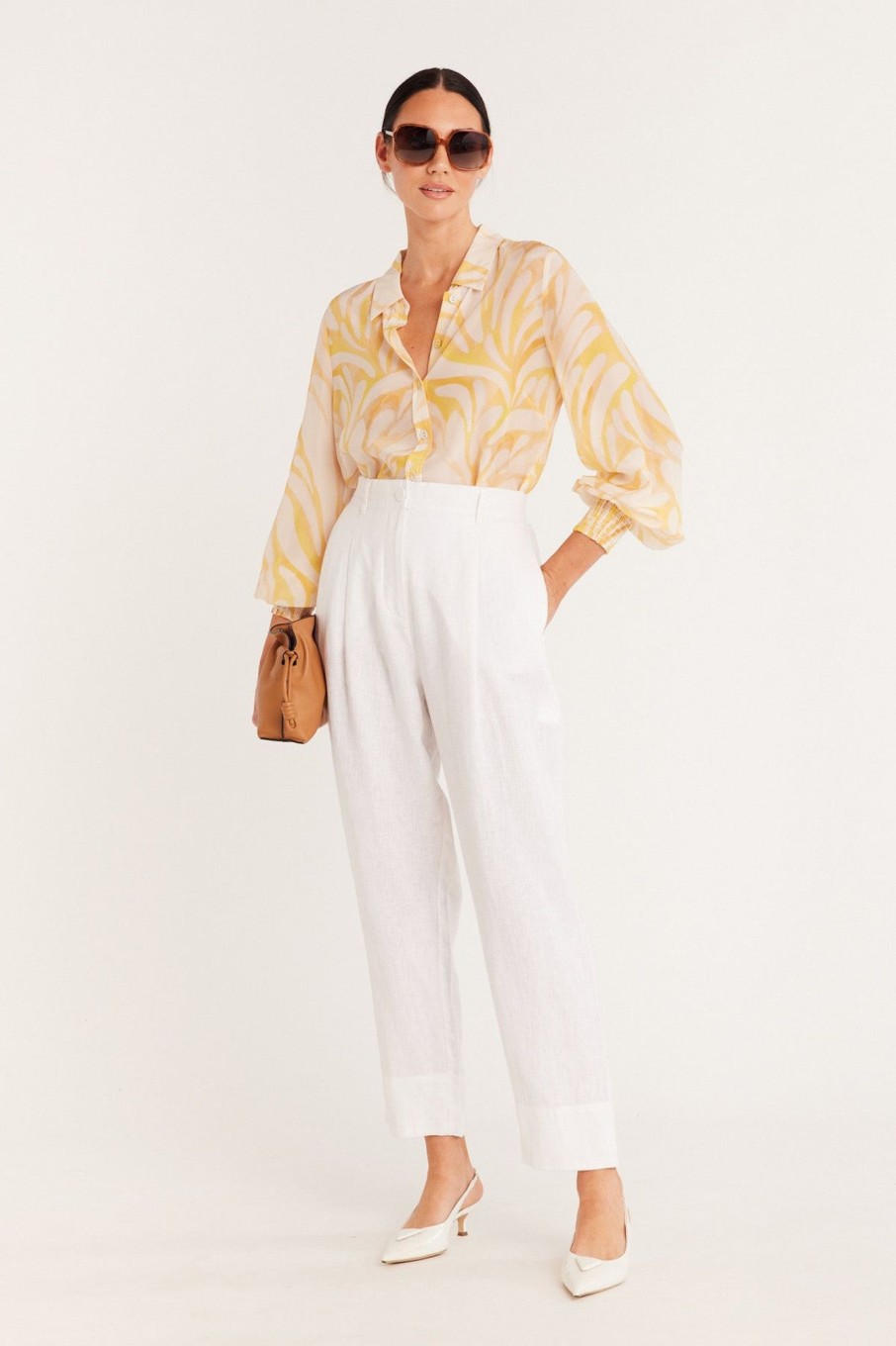 Cable Melbourne Tops & Shirts | Sunray Blouse - Yellow